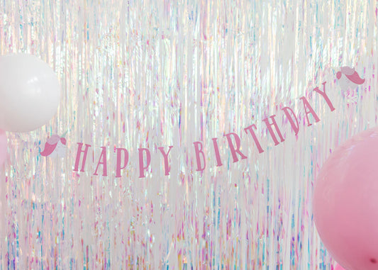Unicorn Happy Birthday Banner