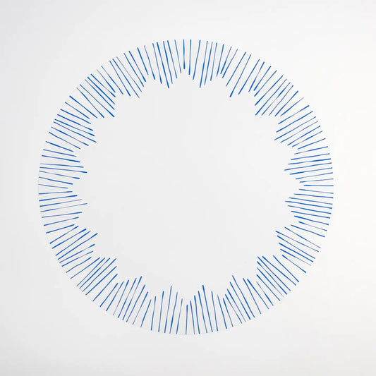 Blue and Red Radiant Paper Placemats