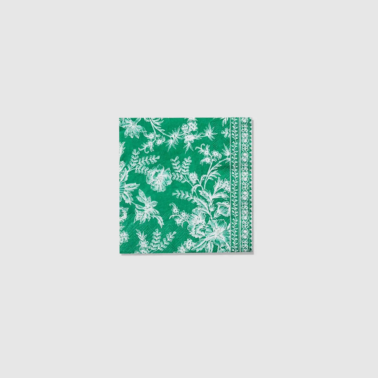 Emerald Toile Cocktail Napkins