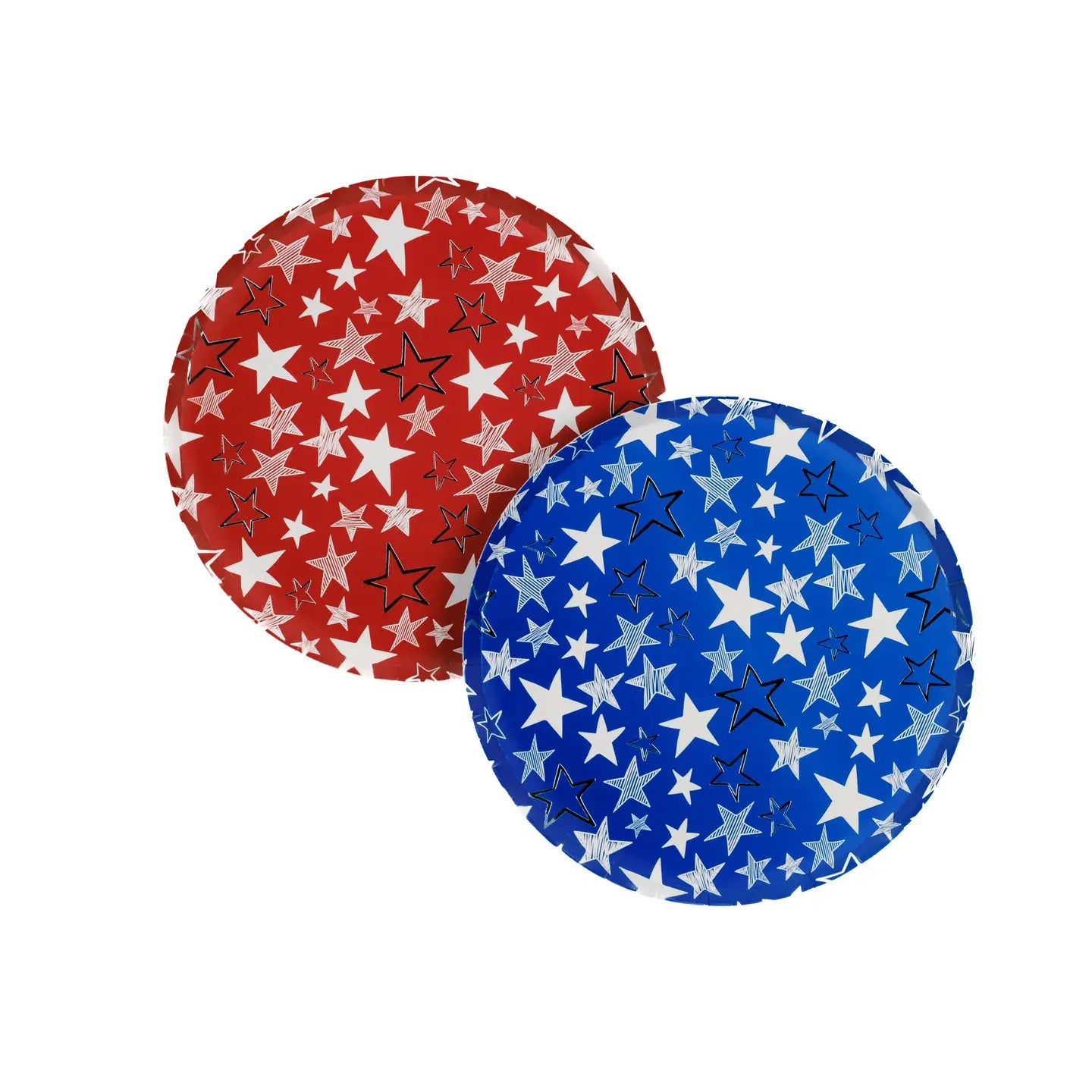 Americana Star Dessert Plates