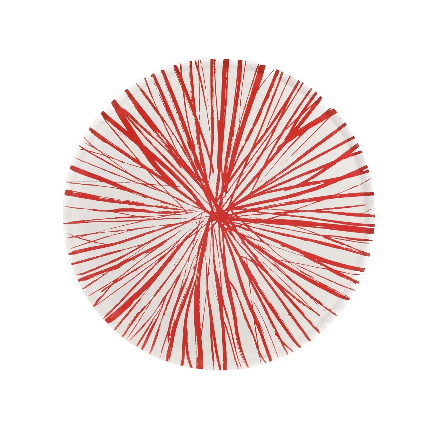 Red Radiance Dinner Plates
