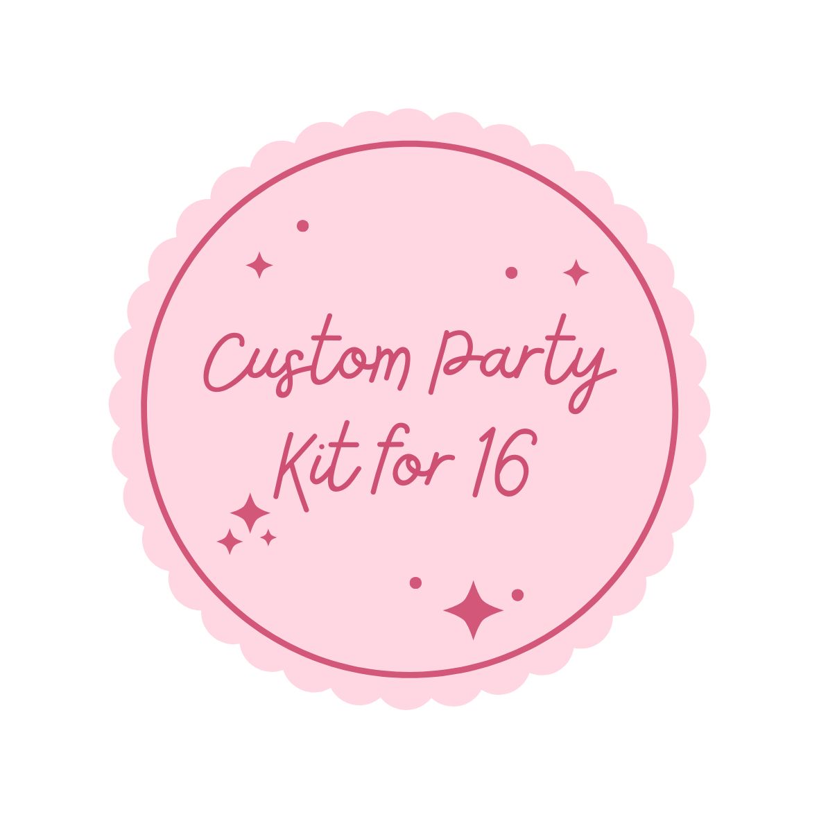 Custom Party Kit for 16