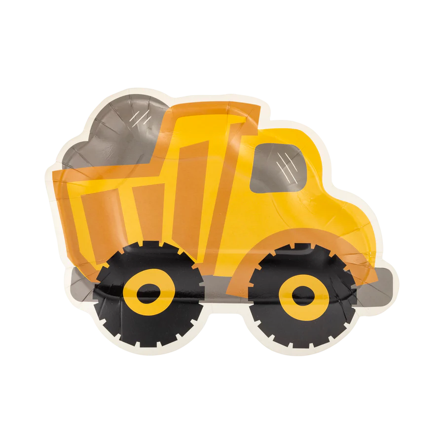 Dump Truck Paper Plates