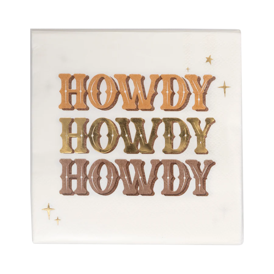 Howdy Cocktail Napkins