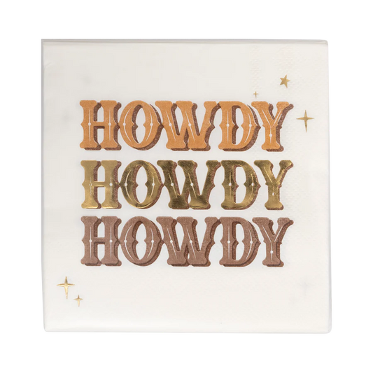 Howdy Cocktail Napkins