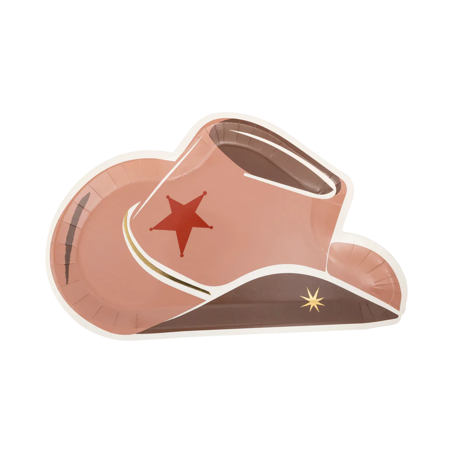 Cowboy Hat Paper Plates