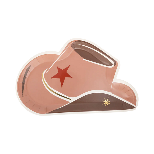 Cowboy Hat Paper Plates