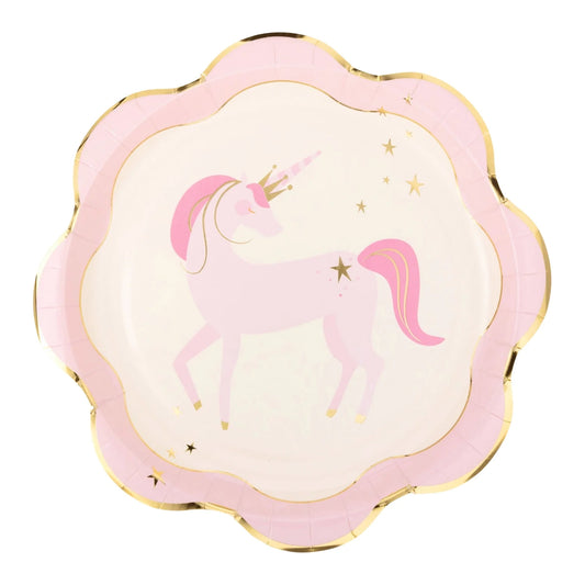Unicorn Ruffle Edge Plates